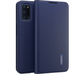 protector pantalla oppo pu case blue modelos a52 a72