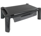 soporte mesa monitor portatil impresora tooq max.10kg c cajon negro