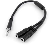 adaptador startech minijack a auricular y microfono