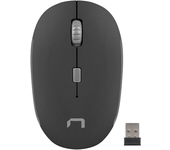 raton natec martin optico inalambrico 1600 dpi negro gris