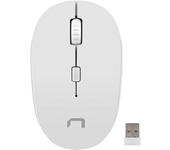 raton natec martin optico inalambrico 1600 dpi blanco