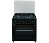 cocina de gas vitrokitchen ru9060b 5 zonas coccion negra