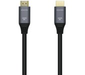 aisens cable hdmi v2.1 ultra alta velocidad   hec 8k@60hz 48gbps, a m-a m, 2 m gris negro