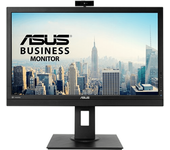 monitor asus 23.8  be24dqlb, 1920 x 1080, usb, vga, hdmi, dp, webcam, altavoces, negro