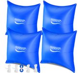 Cojines para piscina set de 4 azul 120x120cm -20°C hinchable
