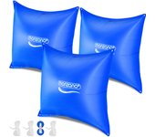 Cojines para piscina set de 3 azul 120x120cm -20°C hinchable