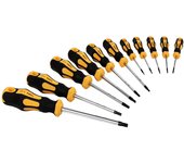 Destornilladores Torx perfil T, 11pzs, acero
