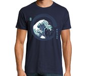 Camiseta Hombre Manga Corta The Wave Enso Vintage laTostadora