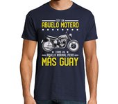 Camiseta Hombre Manga Corta Soy un Abuelo Motero Como un Abuelo Normal pero Más Guay Regalo Día Del Padre laTostadora