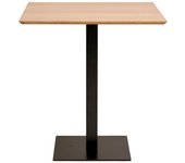Mesa Fano, Agomerado de Melamina, Marron, 70x70x75 cm