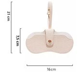 Glasses Storage Bag Portable Women& Sunglasses Case Glasses Clip Protective Case Portable Fashion Men
