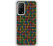 Funda compatible con Xiaomi Mi 10T/Mi 10T Pro - Patron Comecocos Fondo Negro