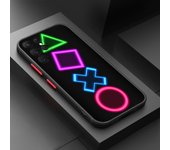 P-PlayStation Game For Samsung S23 S22 S21 S20 FE S10 S9 Note 20 10 Ultra Lite Pro Plus Frosted Translucent Phone Case
