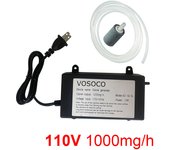 VOSOCO 1000mg Ozone Generator Ozonizer Water Air Purifier cleaner Fruit Vegetable Meat Clean Kitchen Toilet Deodorize 220V 110V