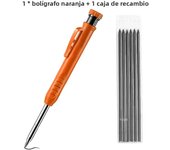 Solid Carpenter Pencil Set Mechanical Pencil 3 Colors Refill Carpentry Marking Scriber Construction Tools Woodworking Tools