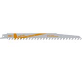 Pack 2 hojas de sierra de sable cv, madera, basto, longitud 240mm 2289000 wolfcraft
