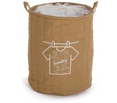 Versa Senovo Cesto de ropa con asas, Para Cocina, baño o vestidor, Medidas (Al x L x An) 30 x 4,3 x 30 cm, , Color Marrón