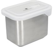 MasterClass Recipiente Fiambrera Todo-en-Uno de Acero Inoxidable con Tapa, Apto para Microondas, Horno y Congelador, 1 L