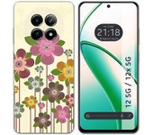 Tumundosmartphone Funda Silicona para Realme 12 5G / 12x 5G diseño Primavera En Flor Dibujos