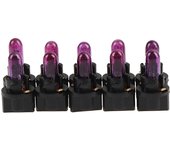10PCS T5.5 Led Bulb W1.2WCar Interior Lights Dashboard Heating Indicator Wedge Auto Instrument Lamp air conditioning lamp12V