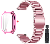 Case+ Metal Strap For Redmi Watch 5 Active TPU Soft Case For Xiaomi Redmi Watch 5 Lite Men Stainless Steel Watchband Correa