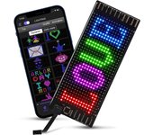 Pantalla LED Flexible Personalizable RGB, Rótulo con Control por Bluetooth Móvil App, Pixel Art Digital Programable, Letrero USB.
