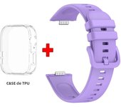TPU Case+Silicone Strap for Huawei Watch Fit 3 Strap Replacement Band for Huawei Watch Fit3Watch Band With Case Screen Protector