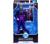 Bandai Figura de Acción DC Multiverse The Joker Mcfarlane Pack Deluxe con Accesorios y Bases
