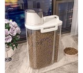 1.8/2.5L Pet Food Storage Barrel Sealed Moisture-proof Cat Food Storage Barrel Dog Food Snack Storage Box Household Storage Box