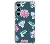 Funda Silicona Antigolpes para Samsung Galaxy S23 5G diseño Flores 10 Dibujos