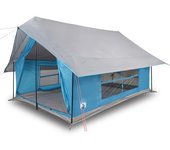 vidaXL Tienda de campaña para 5 personas impermeable azul