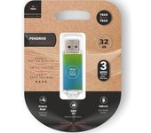 Pendrive 32GB Tech One Tech Be Ocean USB 2.0/ Verde Degradado