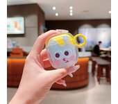 Round-edged puppy For Apple Bluetooth AirPods Pro 2nd Protective Case Transparent soft case For Airpods 4 Generation With Keych