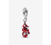 Pandora - Charm de Cámara selfie de Spider-Man de Marvel - Plata de Lei