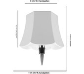 Wine Bottle LED Wireless Table Lamp 3-color Infinitely Dimmable USB Rechargeable Dining Table Lights Beverage Lamp Top touch