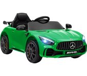 AIYAPLAY Coche Eléctrico para Niños de +3 Años Mercedes-Benz AMG GTR Carro Eléctrico Infantil con Batería 12V Mando a Distancia Faros Bocina Música y Pantalla