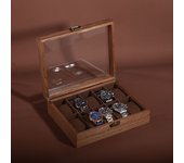 Walnut wood more than receive a case wrist watches collection box display transparent display boxes, watches boxes