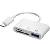 Type C Adapter TF SD Memory Card Reader 6 in 1 USB C Card Adapter For Macbook Huawei Samsung Xiaomi OTG Writer Compact Flash