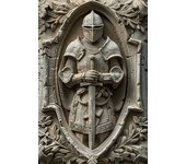1Pc Vintage Metal Knight Assassin Wall Art Plaque Sign Perfect for Cafe Man Cave Bar Garden Home Room Clubs Bedroom Garage Decor