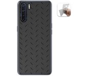 Tumundosmartphone Funda Gel Tpu para Oppo A91 diseño Metal Dibujos