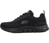 Skechers TRACK - LESHUR Deportivas Planas Hombre Negro