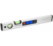 Nivel de burbuja digital de 400 mm, inclinómetro de 360 grados con imán, ideal para medir y comprobar la planitud y los ángulos
