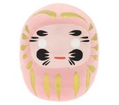 Daruma Rosa Pequeño Afecto - Tradicional Japón - Muñeco de los propósitos
