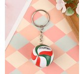 PVC Volleyball Keychain Ornaments Business Volleyball Gifts Beach Ball Sport Key Chain