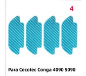 Main Roller Side Brush Mop Cloths Rag Replacement For Cecotec Conga 4090 4690 5090 5490 6090 Robotic Vacuum Cleaner Spare Parts