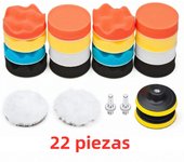 5/11/22/39 Pack Car Polishing Pad Kit 3 Inch Washable Polishing Pad Sponge Polishing Pad Reusable Wool Fiber Polishing Pad Car