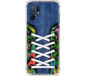 Tumundosmartphone Funda Silicona Antigolpes para Oppo A94 5G diseño Zapatillas 13 Dibujos