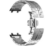 For Amazfit T-REX 3 Smart Watch Strap Metal Stainless Steel Adjustable Band Bracelet Luxurious Belt For Huami Amazfit t rex 3
