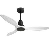 Ventilador de techo Reversible Termostato Wifi Motor DC Techos Inclinados Mando a Distancia Hypersilence Memoria