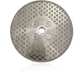 Hoja de sierra electrochapada de doble cara de 125 mm de hoja de diamante